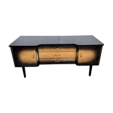 Enfilade look scandinave 1960 vintage bi couleur - vintage - pieds fuseaux