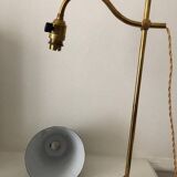 Old desk lamp, brass workshop