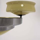 Bauhaus Chrome Chandelier from Zukov, 1940s