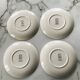 Ombelles Gien dessert plates