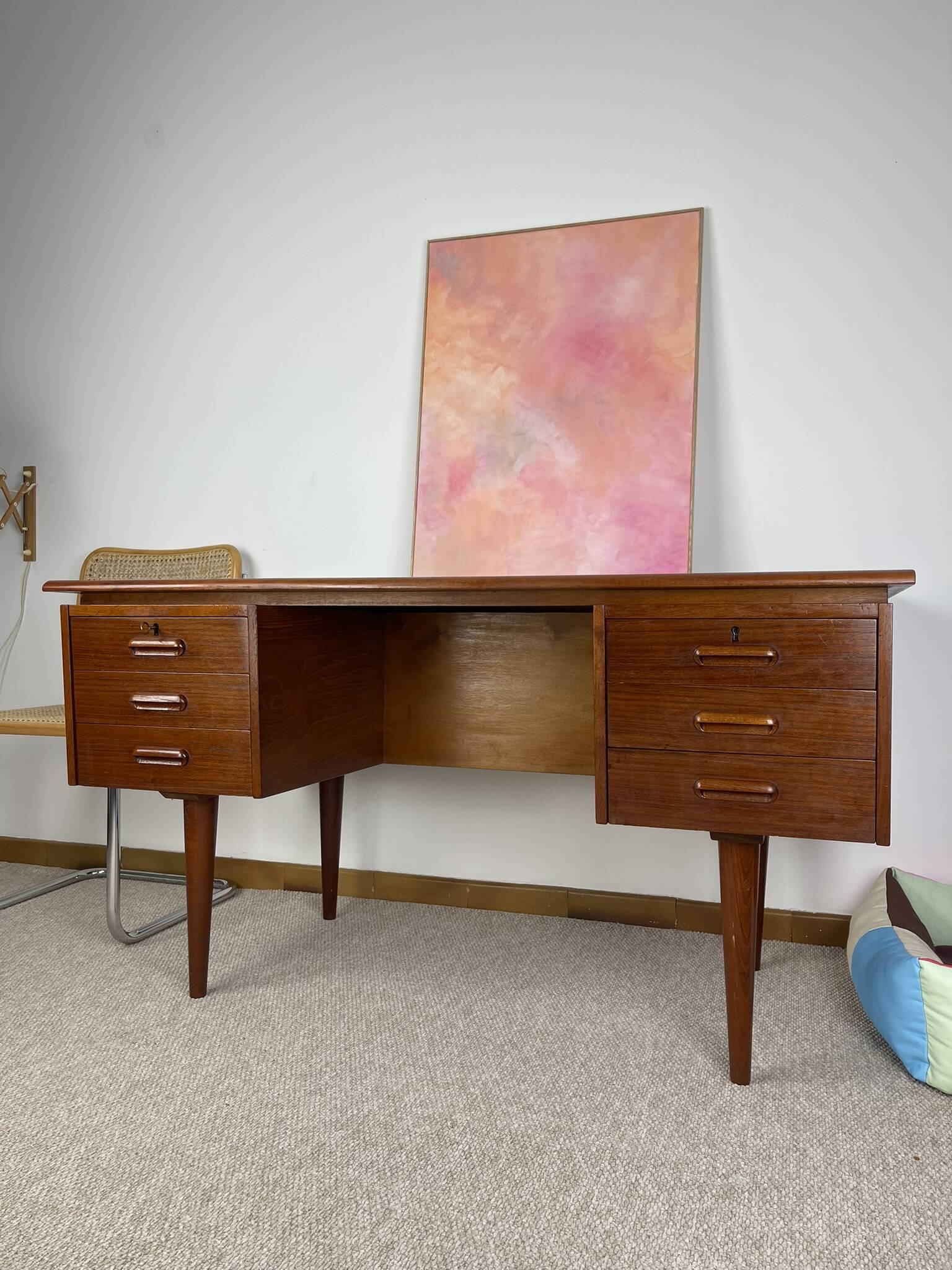Scandinavian teak desk 1960