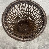 Pair of rattan stool