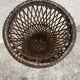 Paire de tabouret en rotin