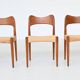 Arne Hovmand Olsen set of eight dining chairs in oak Mogens Kold Denmark 19