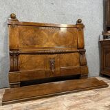 Art Deco period mahogany centre bed circa 1920-1930