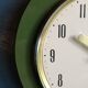Horloge formica vintage "vedette vert doré"