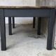Table de ferme 230 cm - piétement noir - début XXe siècle