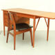 Drop leaf desk by Erik Buch for Oddense Maskinsnedkeri AS, 1960s