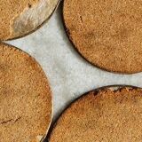 Set of 8 coasters & 3 mother-of-pearl bottle coasters