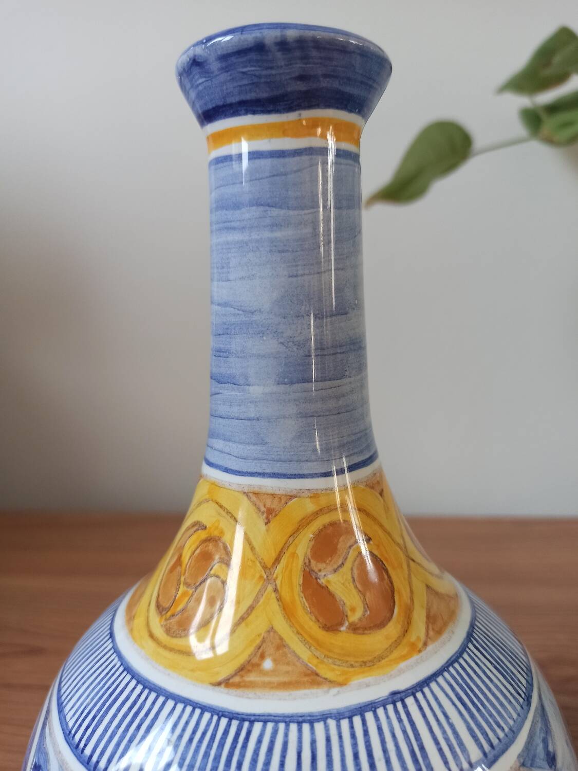 Vintage ceramic vase signed Colette - Riviera / Primavera style