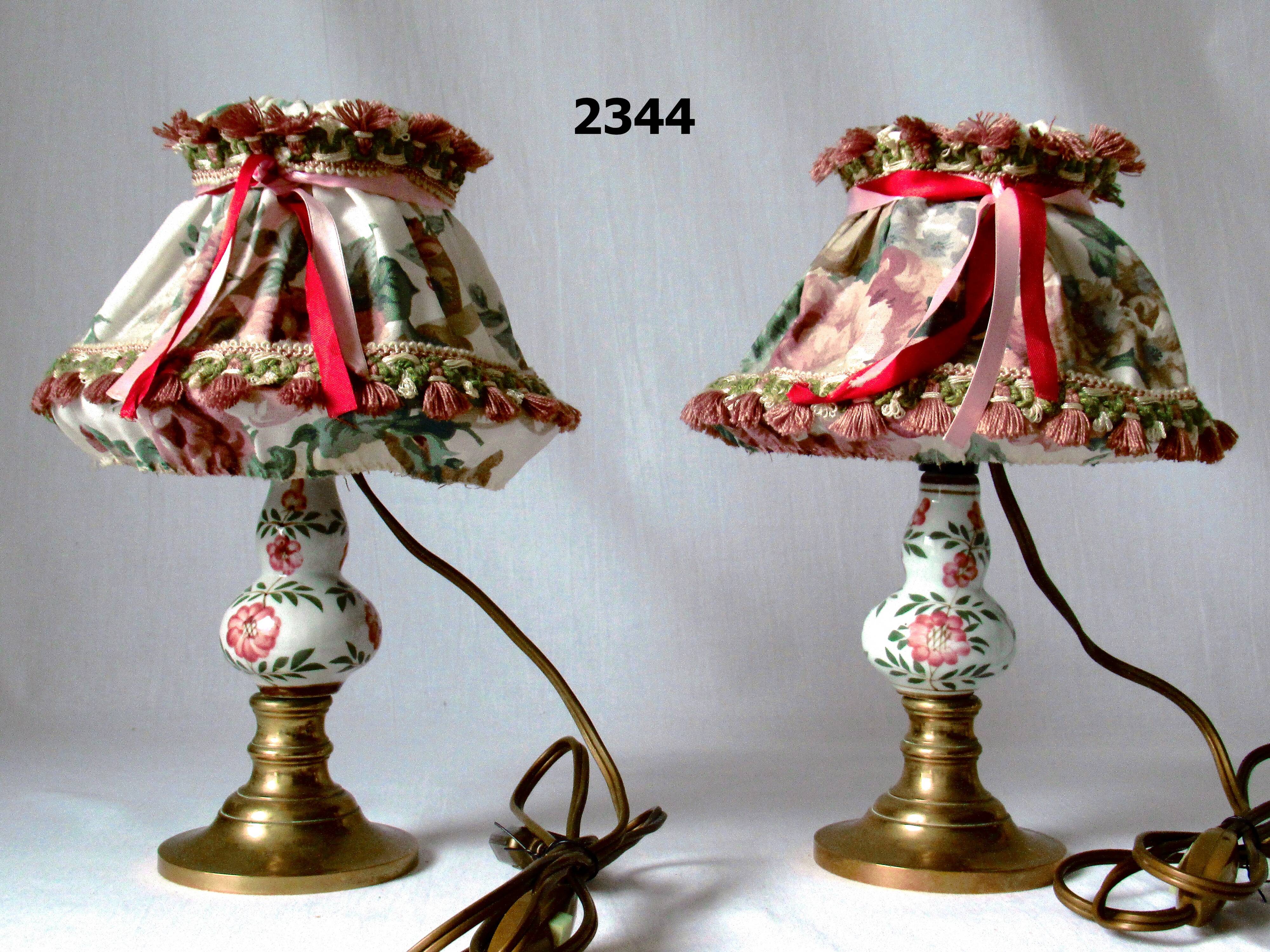 Paire de lampes de chevet