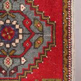 Small Vintage Turkish Rug 101x55 cm, Short Runner, Tribal, Shabby Chic