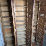 Old solid oak notary's cabinet