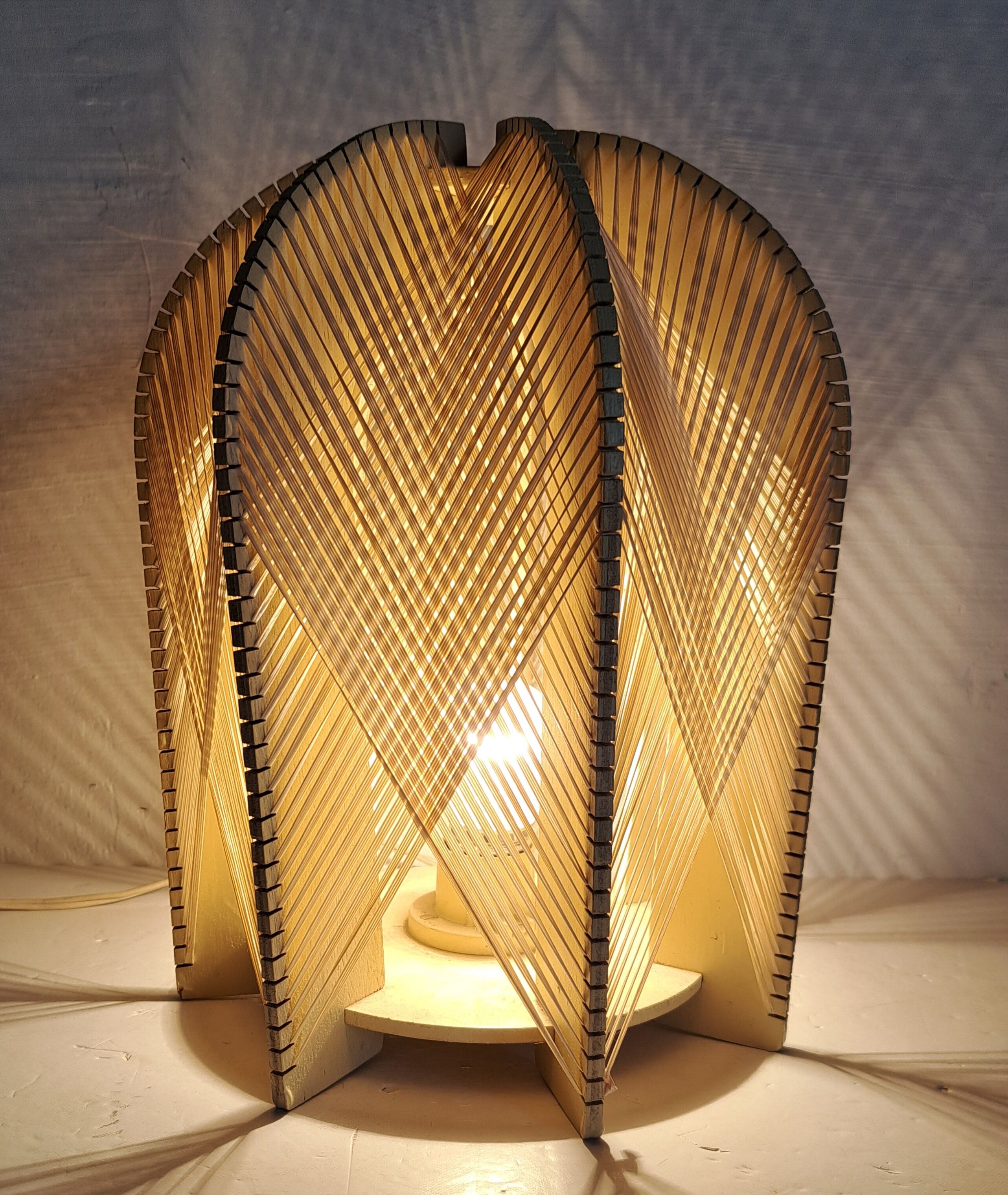 Scandinavian bedside lamp