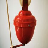 Hanging lamp with weight