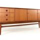 Mid  Century Modern sideboard in teak by Bartels  | 205.5 cm restored