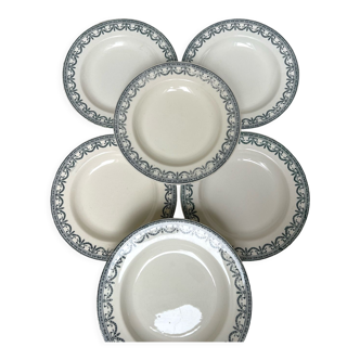 Terre de fer plates garlands louis xvi