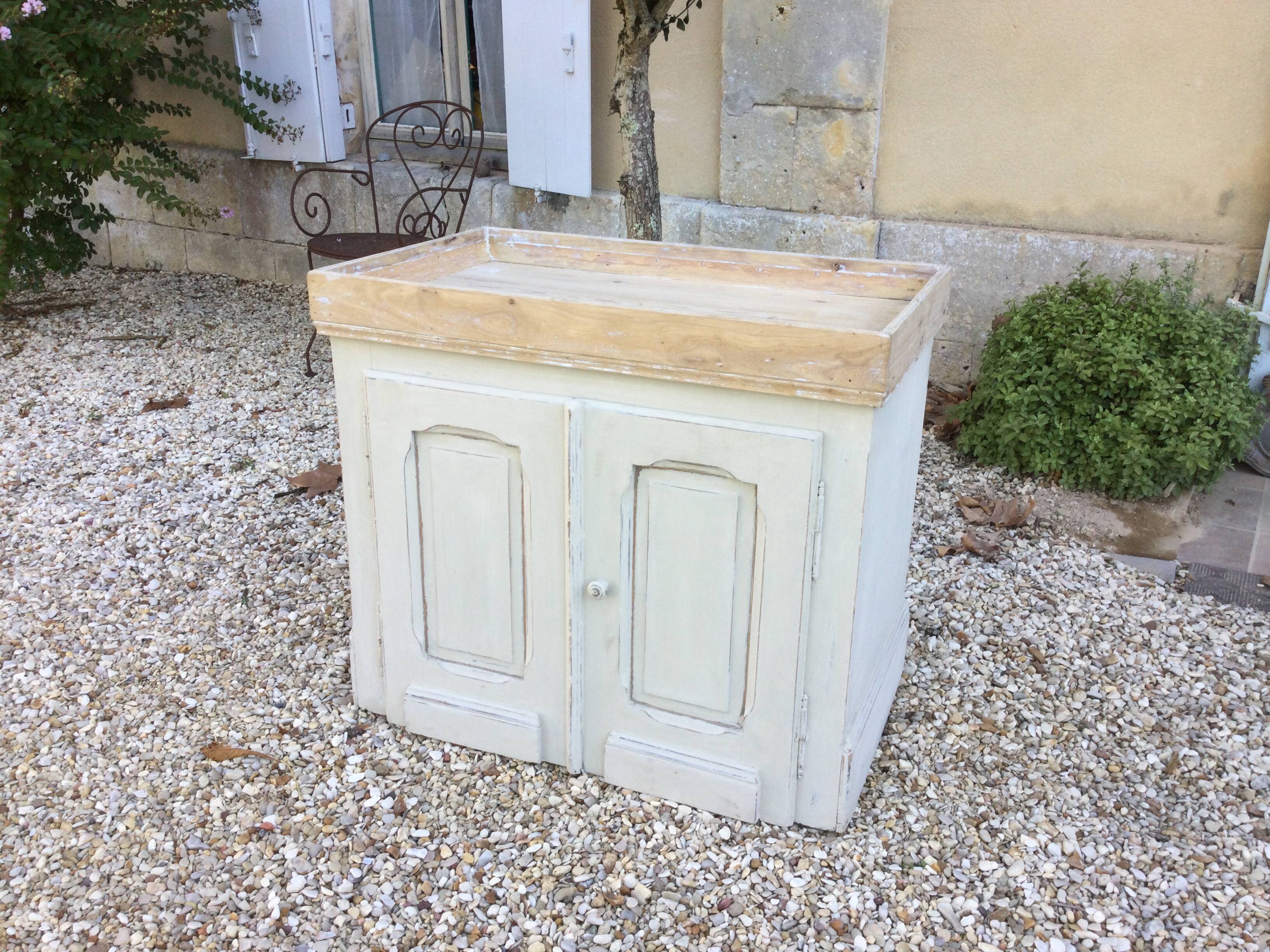 Small patinated Parisian piece of furniture