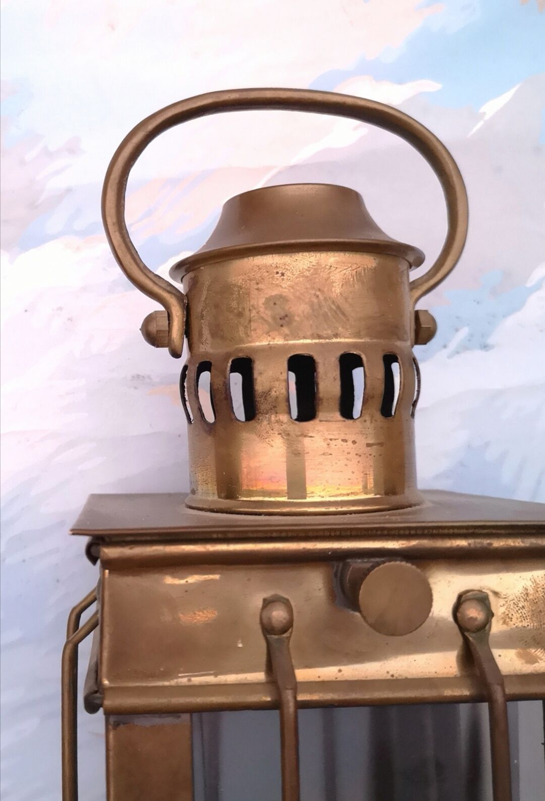 Sea lantern in brass