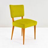Dining Set Danish Teak and Textile Chairs 50s