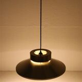 Lyskær Belysning “U.F.O” pendant lamp / Space Age / Danish modern design / gold / brass / aluminium / 1970s