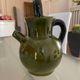 Pitcher in Provence khaki varnished clay signature Camares
