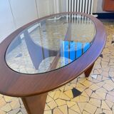 Astro oval coffee table  Victor Wilkins