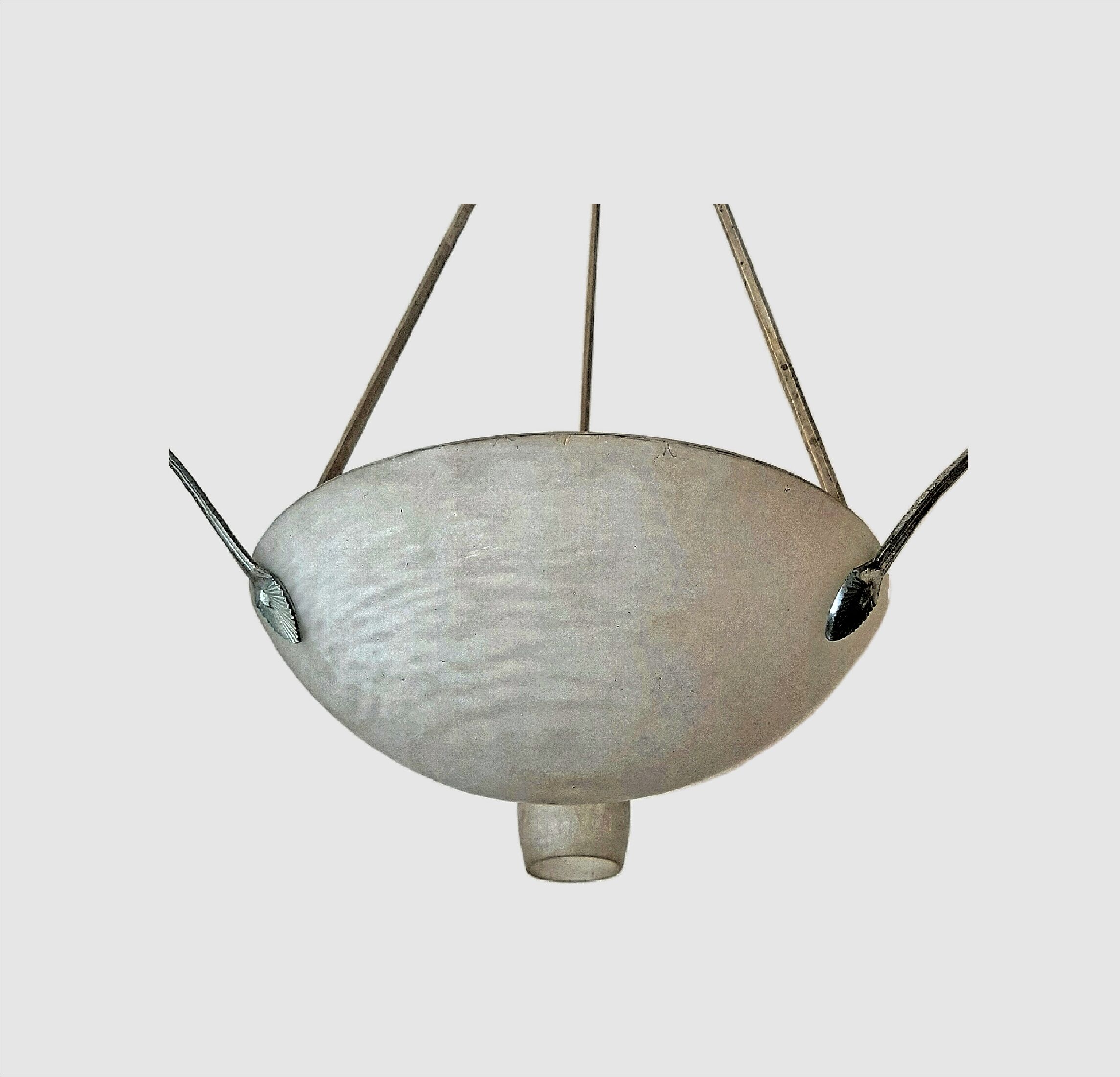 Degue chandelier in glass