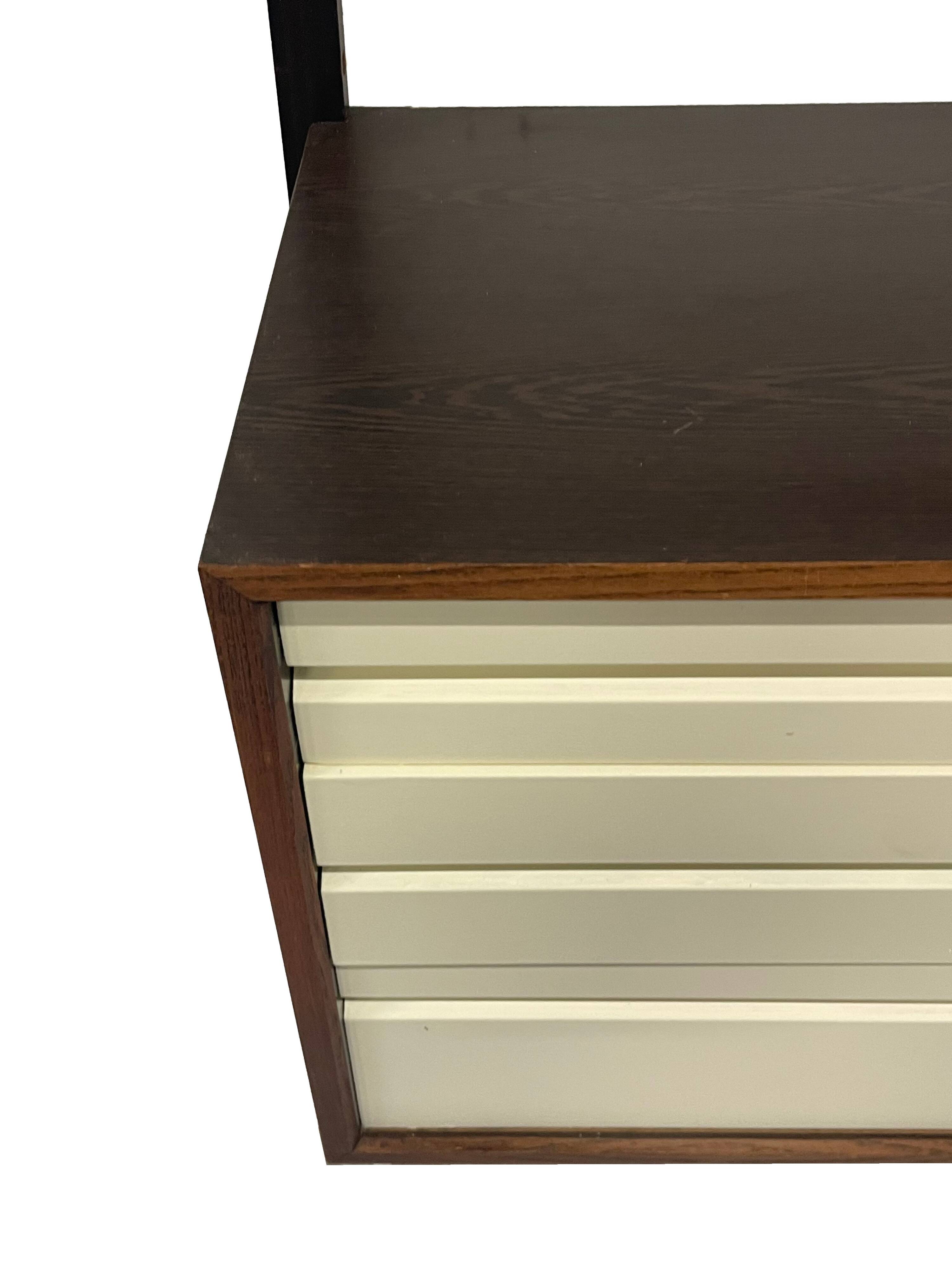 Vintage Poul Cadovius Royal System Wandsysteem Wenge