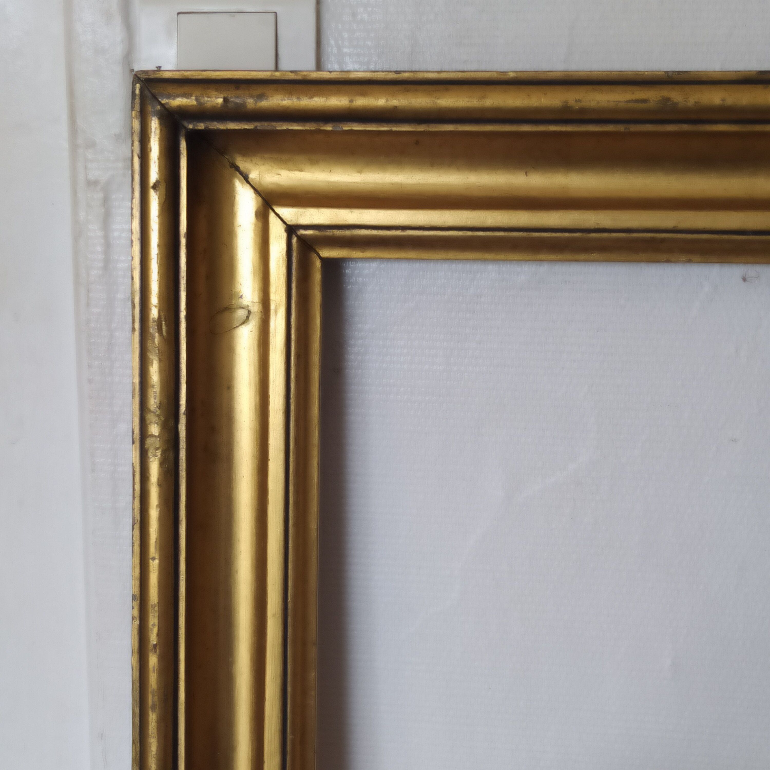 Louis XVI frame in gilded wood 18th