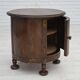 1930s, Scandinavian side cabinet, dark oak wood.