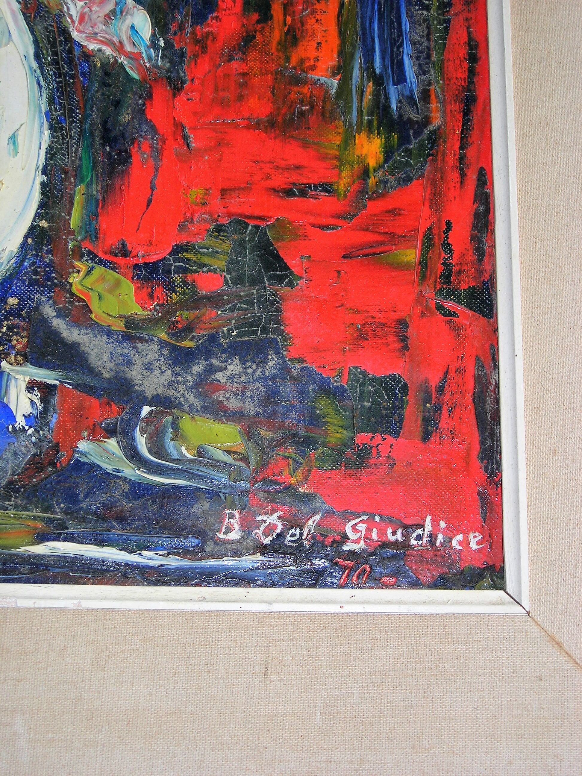 Bouquet of flowers of B Del Giudice  XXth