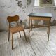 Bureau et chaise enfant pieds compas