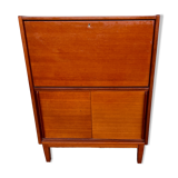 Scandinavian teak secretary cabinet