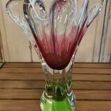 Vase en verre de bohème de Joseph Hospodska