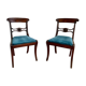 Pair of mahogany chairs XIXth century