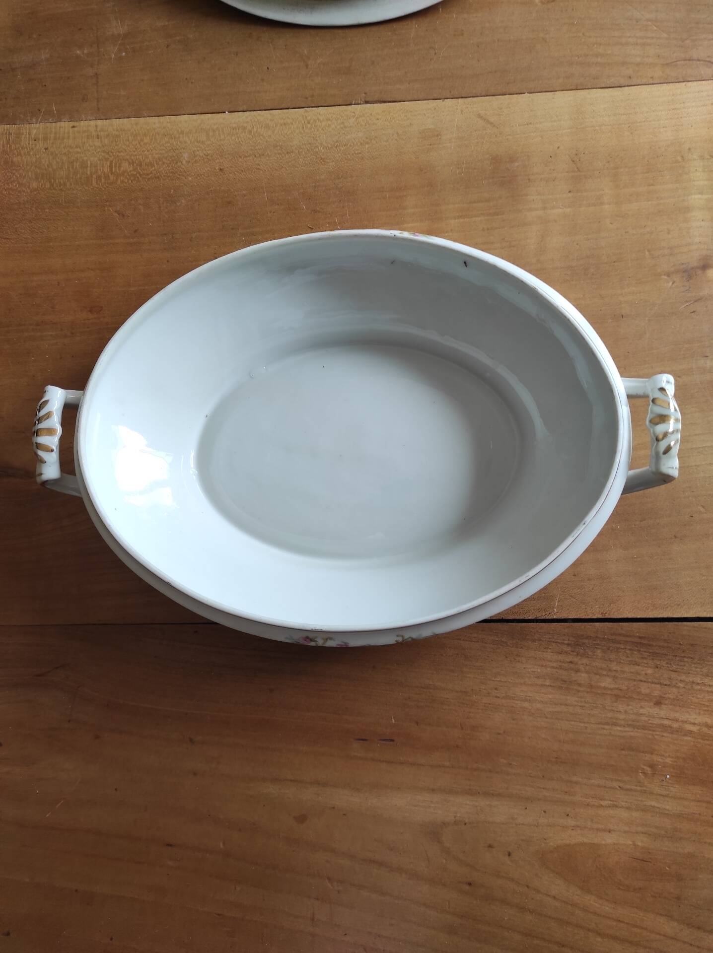 Soupière Légumière ancienne ovale contenance 600 ml