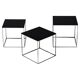 Ensemble rare de tables gigognes PK71 par Poul Kjærholm pour E. Kold Christensen, début des années 1960.