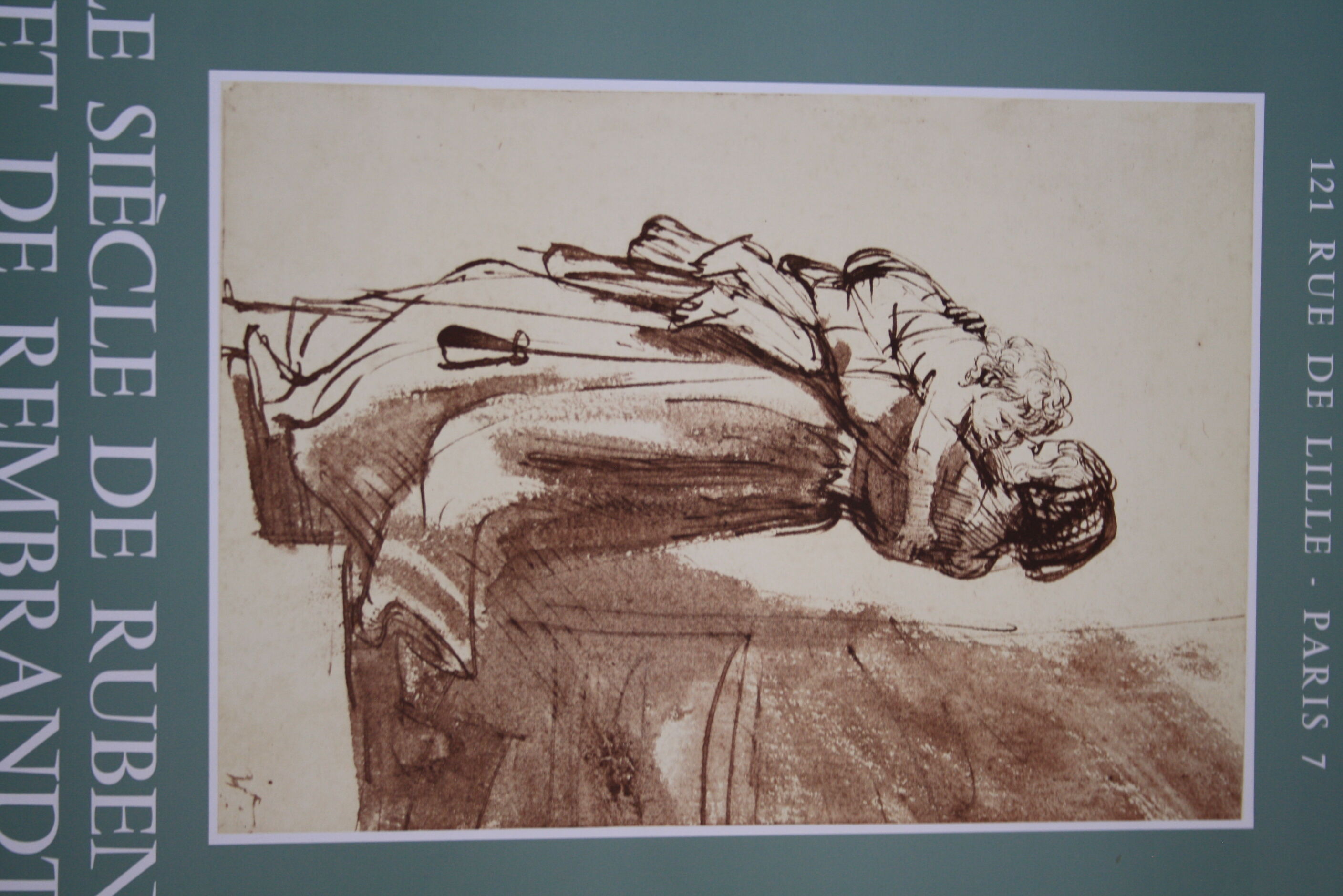 Original poster 1979 - 59x38 exhibition gallery exhibition "The century from Rembrandt to Rubens"