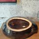 Large solar-shaped ceramic bowl, France, 1950s-1960s.
