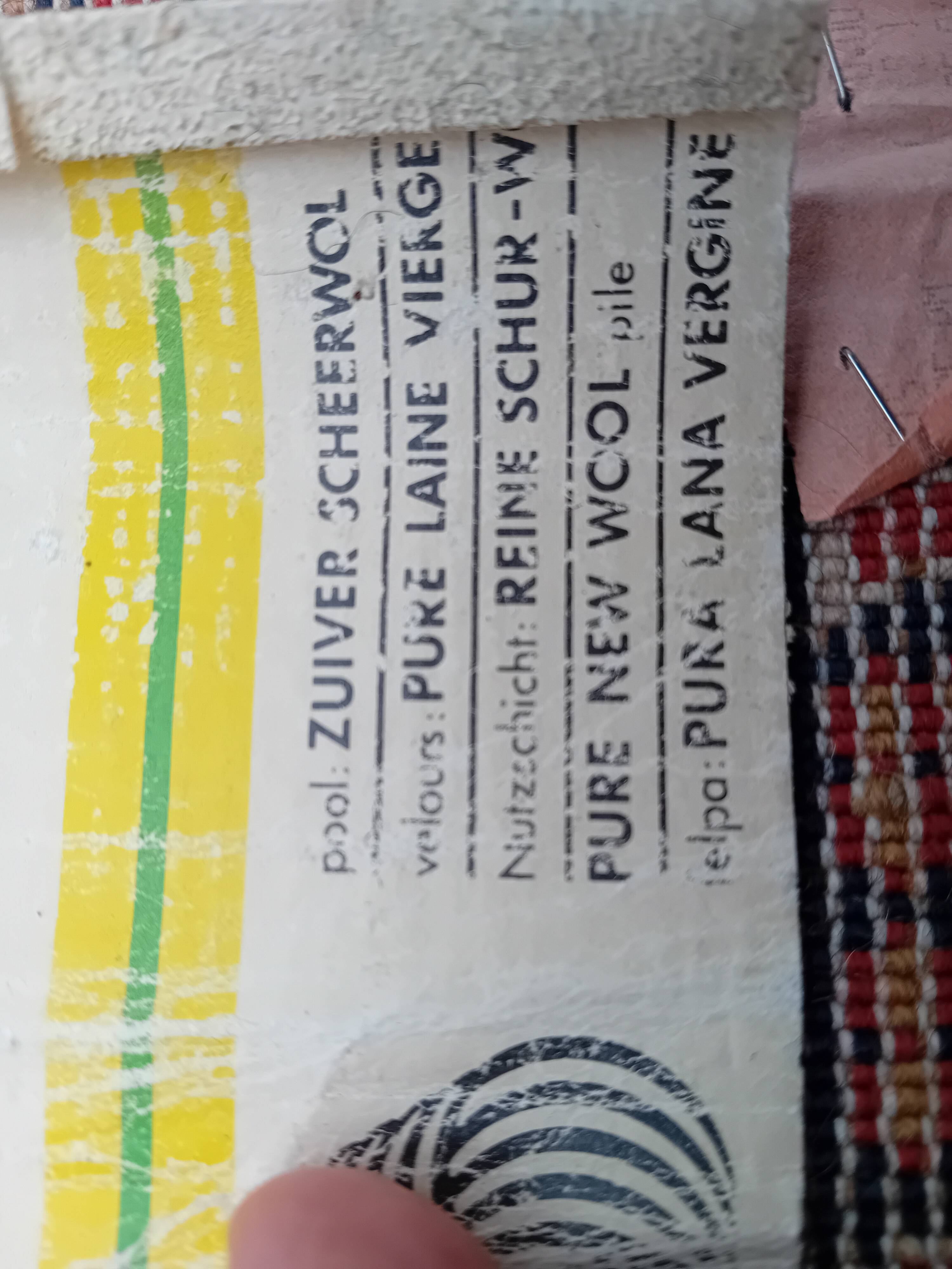 Pure virgin wool rug