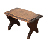 Walking stool feet in solid oak