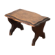Walking stool feet in solid oak