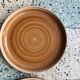 4 flat plates in stoneware