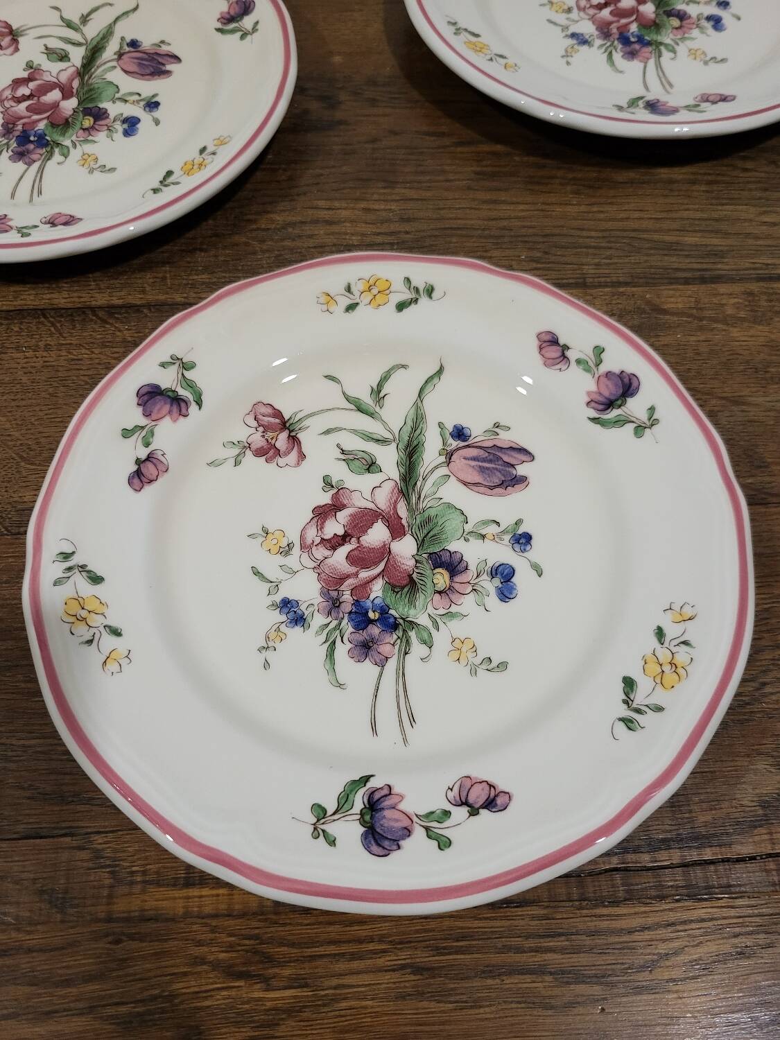 5 Flower Bouquet plates