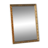 20th century wooden and gilded stucco mirror