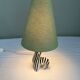 Vintage zebra lamp