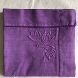 Antique Linen and Cotton Pillowcase Iris