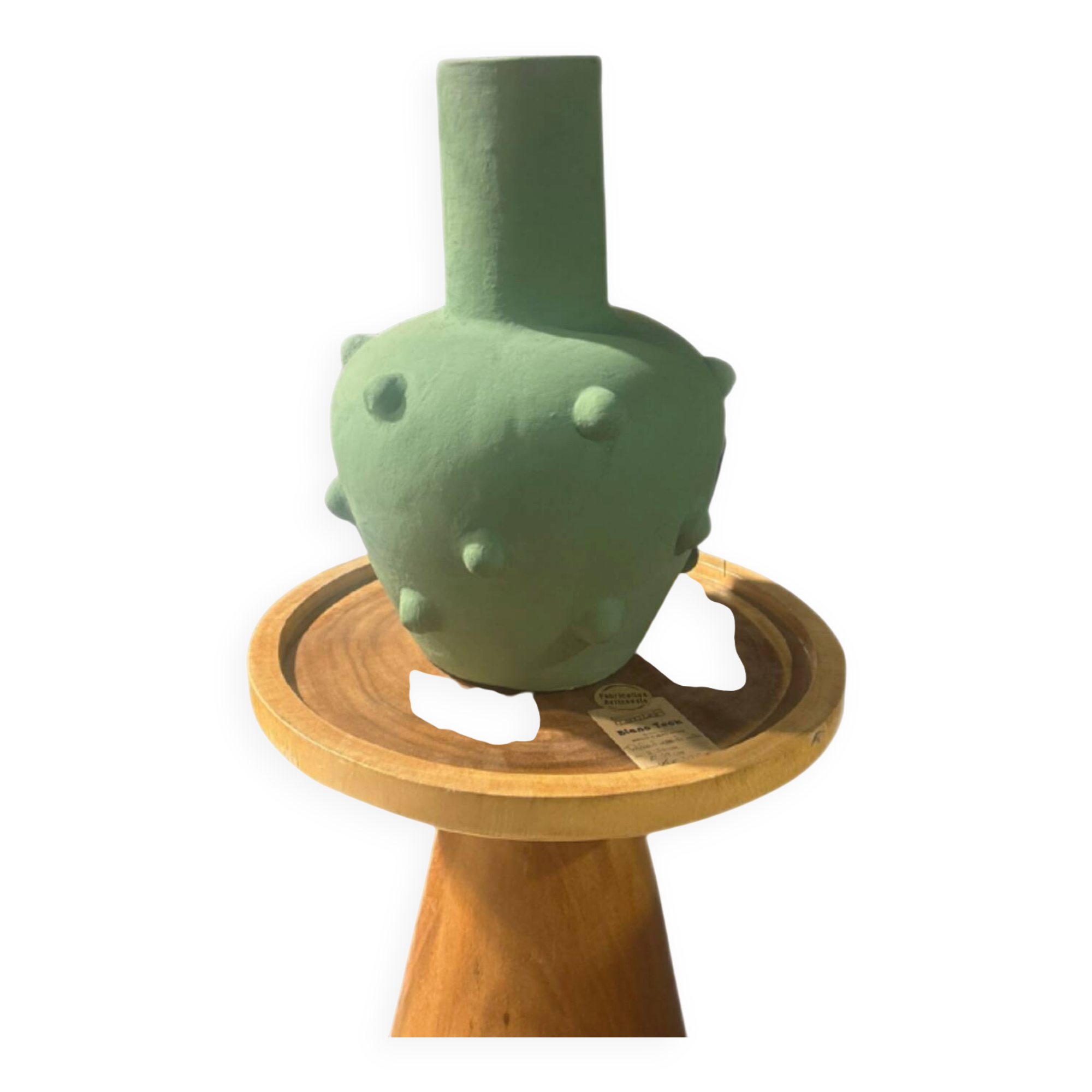 Green vase