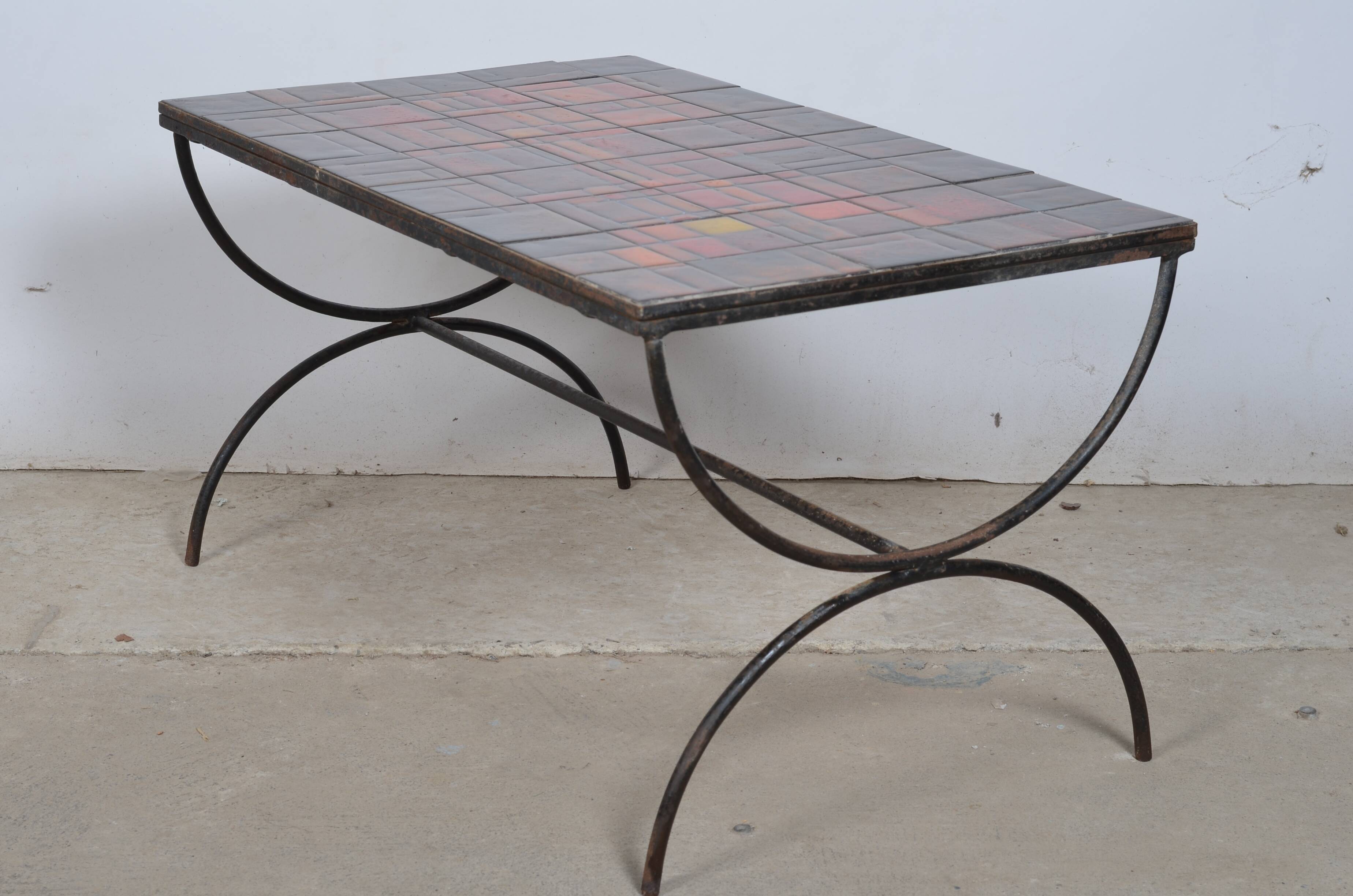 Vintage ceramic coffee table